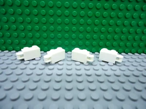 Lego 4 Blanco 1x2 Bisagra Ladrillo con Manija Barra en el extremo NUEVO - Imagen 1 de 1