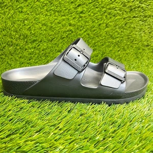 Sandalias Birkenstock Arizona EVA para mujer talla 7 plateadas para caminar al aire libre - Imagen 1 de 10