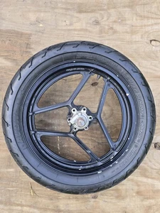 Suzuki Front Wheel Rim J 16 X MT 2.15 & Tire Avon Super Venom 110/90 V16 - Picture 1 of 10