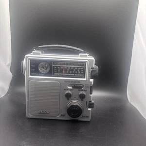 ETON Hand-Crank Multi-Purpose AM/FM/TV-VHF Radio Flashlight, Weather, Emergency - Picture 1 of 4