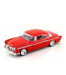 1955 CHRYSLER C300 HARDTOP 1/24 DIECAST CAR SHOWCASTS 77302 RED - Picture 1 of 9