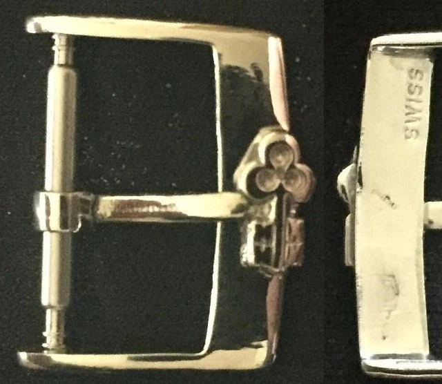 Original Corum Buckle Fibbia 16mm inner Yellow Gold Plated Mint Conditions ! - Immagine 1 di 1