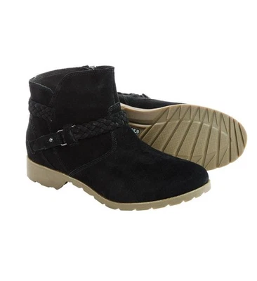 Botas femininas Teva Delavina camurça preta tamanho 11 novas sem etiquetas  - Imagem 1 de 4