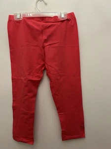 Catimini Cropped Cotton Leggings Fuchsia Color Size 12 New Without Tags - Picture 1 of 6