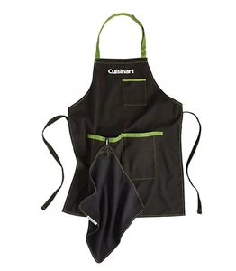Cuisinart BBQ Apron & Towel Set, Magnetic Towel, Adjustable Apron CFA-156 - Picture 1 of 12