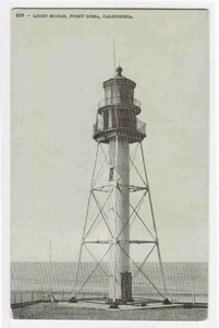 Leuchtturm Point Loma San Diego Kalifornien 1910c Postkarte - Bild 1 von 1