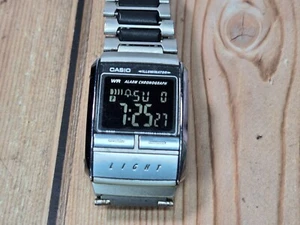 Casio Illuminator Futurist Watch 1604 A200 Vintage Digital - Picture 1 of 11