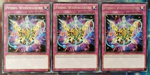3x Pendel- Wiedergeburt BOSH-DE077 Rare 1.Auflage DEUTSCH Playset NM YU-Gi-Oh! - Bild 1 von 1