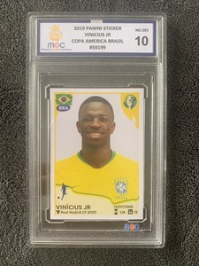 Vinicius Junior 2019 Copa America Panini Sticker Brasil MGC 10
