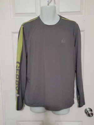 GERRY Grey Polyester Men's Long Sleeve Sun Protection Shirt Size Large  - Image 1 of 4