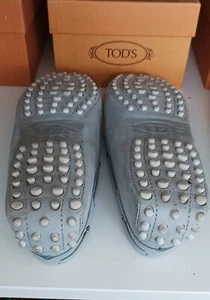 Tod's mokassins Loafer Damen Schuhe Grau Größe 38 - Bild 1 von 6