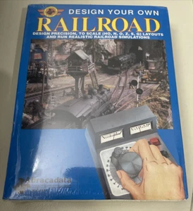 Design Your Own Railroad VTG Big Box PC Game Abracadata Sealed New - Picture 1 of 4