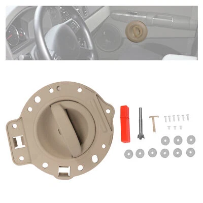 For 2006-10 Jeep Commander Tan Front Rear Left Inside Door Handle Plastic &Steel - Image 1 of 4