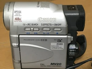 Canon Mv20 Video Camcorder with Charger (faulty, Eject Tape) - Picture 1 of 10