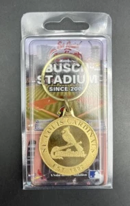 Genuine St Louis Cardinals Busch Stadium Bronze MLB Keychain New - Picture 1 of 7
