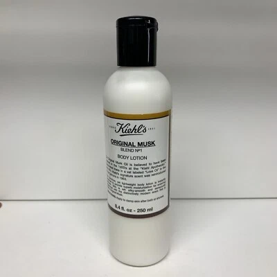 Kiehl's Original Musk Blend No 1 Body Lotion 8.4 oz /250 ml Sealed Bottle 18S200 - Image 1 of 2