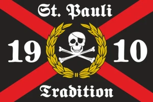 Fahne Flagge St. Pauli Tradition 1910 50 x 75 cm Bootsflagge Premiumqualität - Bild 1 von 1