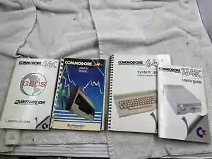 Commodore C64 Manuals Lot (4 manuals / books) (System, Users Guide, QuantumLink) - Picture 1 of 5