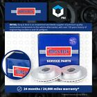 2X Brake Discs Pair Vented Fits Nissan Vanette Cargo Hc 2.0D Front 96 To 01 Ld20