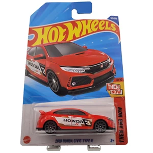 Hot Wheels 2025 E Case 2018 Honda Civic Type R 123/250 RED Then and Now 3/10 - Picture 1 of 2