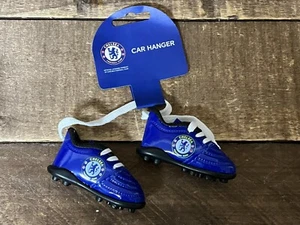 ⚡️ Chelsea FC Mini Boots Christmas Ornament/Car Mirror Hangers NEW ⚡️ - Picture 1 of 1