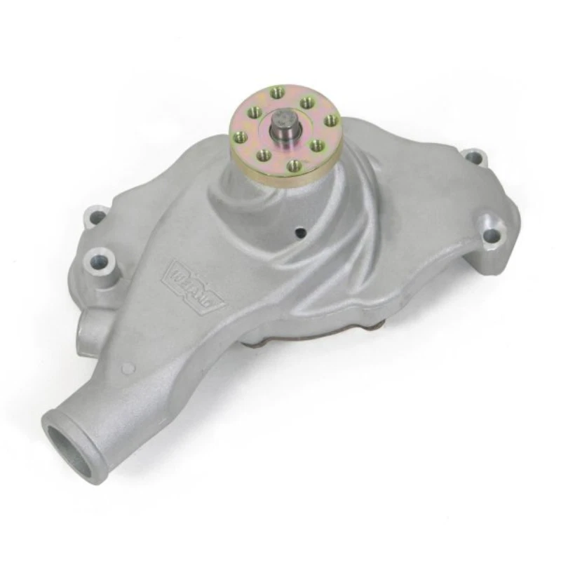 Weiand BB Chev Action+Plus Water Pump With "Twisted Snout" design, Short , Satin - image 1 of 1