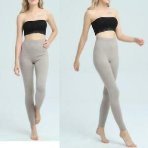 Women Leggings Winter Cashmere Blend Pants Seamless Stretch Long Knitted Pants
