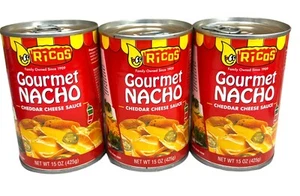 Salsa de queso cheddar Nacho Gourmet Ricos 15 oz (3 latas) - Imagen 1 de 1