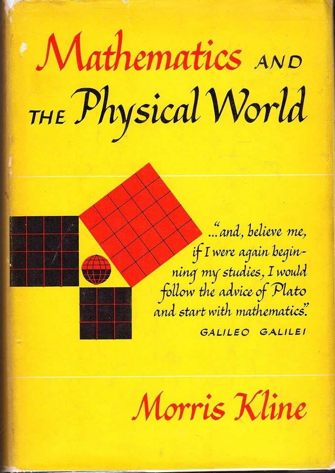 Mathematics and the Physical World - 1959 Crowell Hardcover - Image 1 of 1