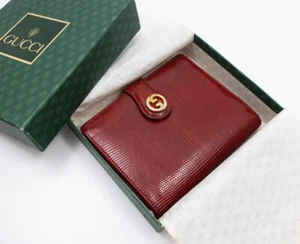 GUCCI ECHSENLEDER WALLET GELDBÖRSE PORTEMONNAIES GELD TASCHE BAG LIZARD EXOTIK - Bild 1 von 16