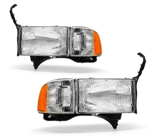 Kit de faros de repuesto para Dodge Ram 1500 1994-2001 - NUEVO - Imagen 1 de 1
