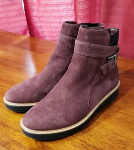 NWOT Naturalizer Aster Women's Suede Boots Bordo - Size 7.5W - Picture 1 of 9