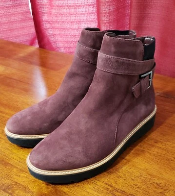 NWOT Naturalizer Aster Women's Suede Boots Bordo - Size 7.5W - Image 1 of 4