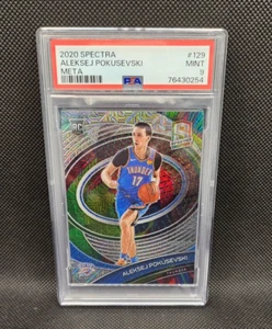 PSA 9 2020-21 Panini Spectra META Prizm 16/25 Aleksej Pokusevski #129 Rookie RC - Picture 1 of 2