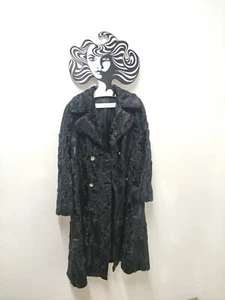 Cappotto-Giacca pelliccia donna vera pelle elegante colore Nero Taglia 44 - Imagen 1 de 12