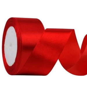1-1/2 inch,25 Yards red Ribbon for Gift Wrapping, DIY Hair Accessories - Picture 1 of 7