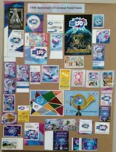 150 Years Of The UPU Stamps & Souvenir Sheets 2024-ZZIAA - Picture 1 of 9