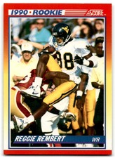 1990 Score Reggie Rembert Rookie West Virginia Mountaineers #297