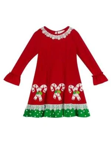 Seltene Ausgaben rotes Süßigkeitenrohr Weihnachtskleid 4 5 6 6X - Bild 1 von 1