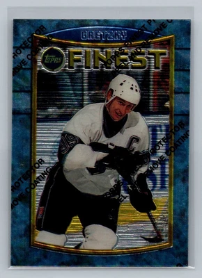 1994-95 Topps Finest Wayne Gretzky #41 w/Coating Los Angeles Kings - Image 1 of 2
