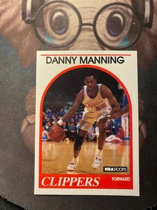 1989-90 NBA Hoops Basketball Danny Manning RC #40 Clippers MINT - Picture 1 of 2