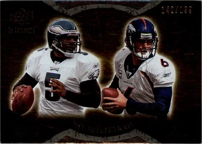2009 Upper Deck Icons NFL Reflections Gold #RFMC Donovan McNabb Jay Cutler /199  - Image 1 of 2