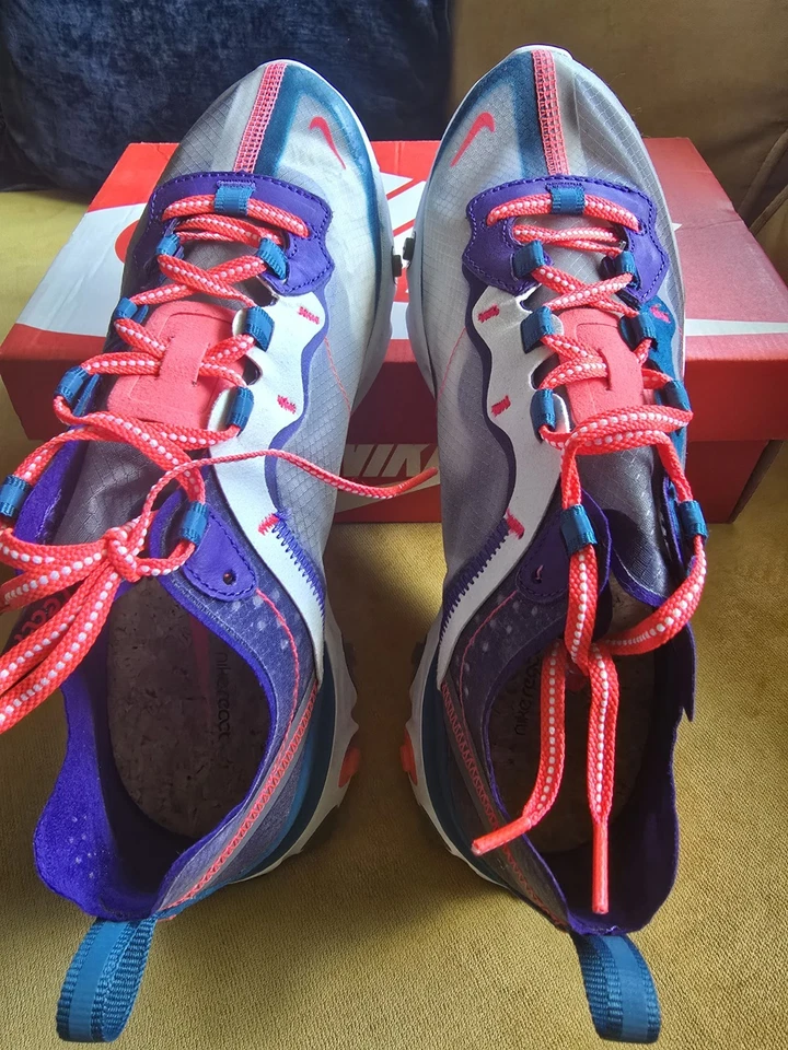 Nike React Element 87 Black/red Orbit/white Size 8.5 - Image 1 of 4