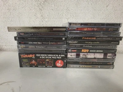 18 x New Sealed Metal CD Joblot- Lamb God Firewind Dark Moor Triptykon  36 Foto 1 de 4