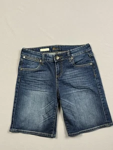 Kut From the Kloth, Catherine Boyfriend Shorts, Size 4, Waist 28, Denim, Midrise - Picture 1 of 16