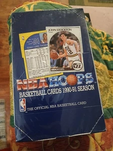 1990-91 NBA Hoops Series 1 Box 36 Packs Factory Sealed Menendez Brothers - Picture 1 of 1