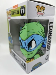 Funko Pop Leonardo 1610 Custom Artwork COA protector Teenage Mutant Ninja Turtle - Picture 1 of 10