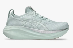 ASICS Women's 8.5 B GEL-NIMBUS® 27 Running Shoes in Pure Aqua/White - Picture 1 of 8
