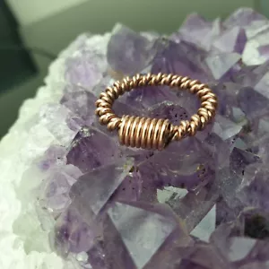 Anello Dito Tensore Singolo, Doppio Avvolto Bobina, Cubito Sacro Orgone Regolabile - Foto 1 di 63