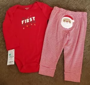 Baby Boys Girls Carters MY FIRST CHRISTMAS Outfit Sz 12 18 24 month NWT Bodysuit - Picture 1 of 3